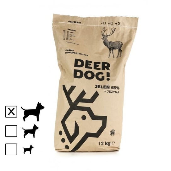 Deer Dog Jeleń z jeżynami 12 kg duże rasy sucha karma przysmak dla psa DZICZYZNA Kraina Radolin