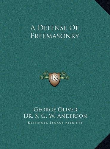 Defense Of Freemasonry A Defense Of Free Opracowanie zbiorowe