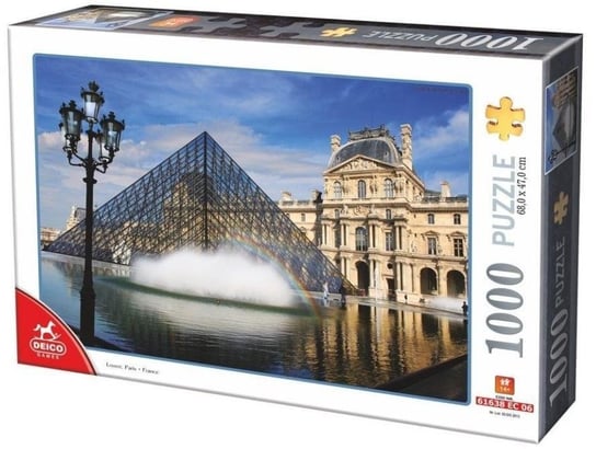 Deico, puzzle, Francja, Paryż - Luwr, 1000 el. Deico