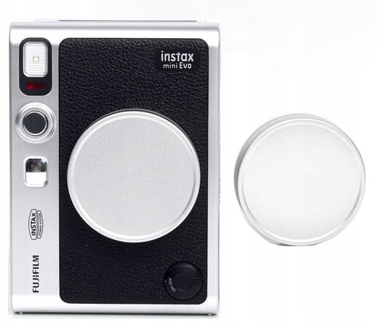 Dekielek Ochronny Dekiel Osłona Na Obiektyw Fujifilm Fuji Instax Mini Evo / Srebrny Loveinstant