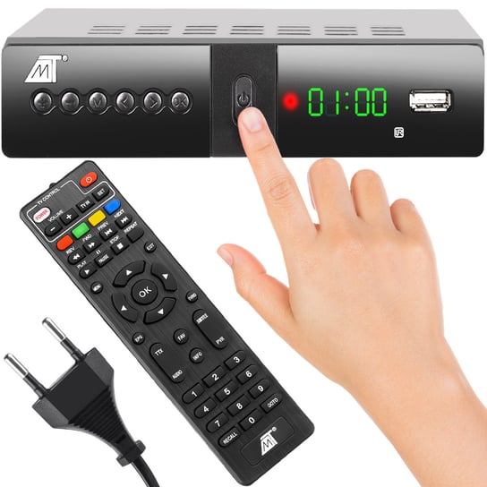 Dekoder Tuner TV Naziemnej DVB-T2 HEVC H.265 USB ISO TRADE Malatec