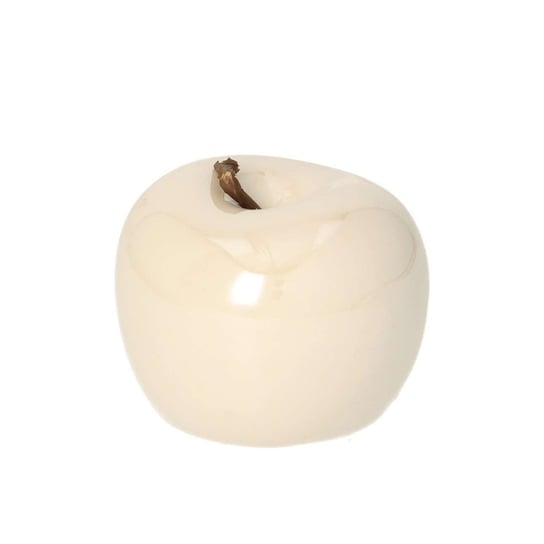 Dekoracja Apple white, 8 x 8 x 6 cm Dekoria