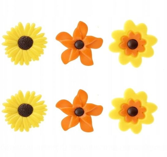 Dekoracja Czekoladowa - Czekoladki Kwiatki 6Szt Inna marka