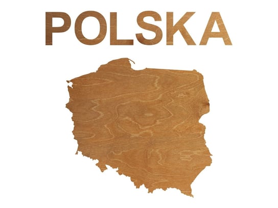 Dekoracja drewniana na ścianę Mapa Polski Congee.pl