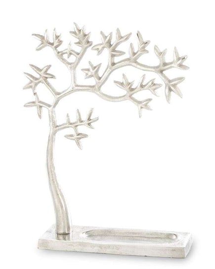 Dekoracja Drzewko z podstawką srebrny 37,5x27x8 Inny producent