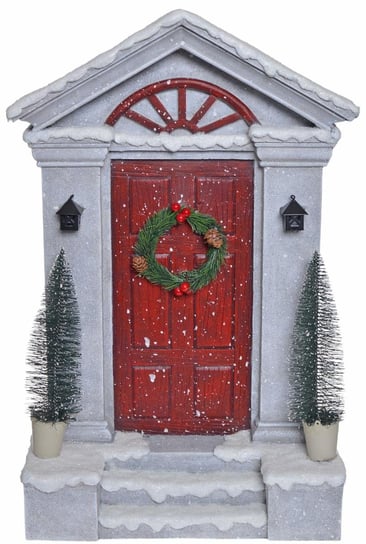 Dekoracja drzwi świąteczne z choinkami : Kolor - Szary MIA home