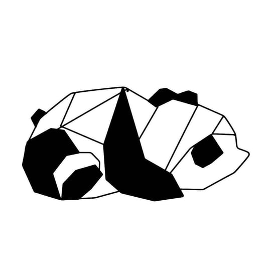 Dekoracja Geometric Panda I, 50x0,5x25cm Yellow Tipi
