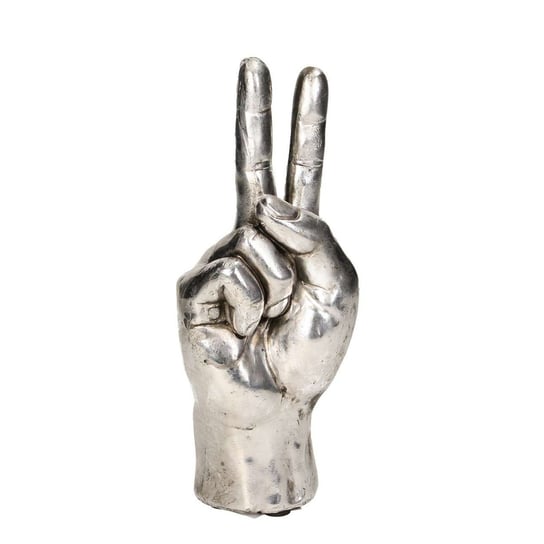 Dekoracja Hand Sign Peace 26cm, 10 x 7,5 x 26 cm Dekoria