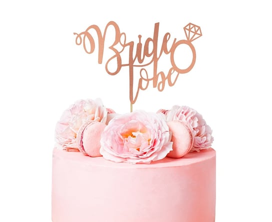 Dekoracja Na Tort Bride To Be, Różowo-Złota GoDan