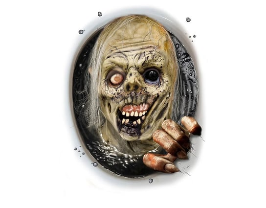 Dekoracja Na Wc Upiorne Straszne Zombie Halloween ABC