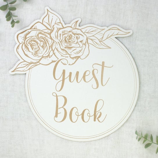 Dekoracja Rose garden - Guest Book, 30 x 30 cm P13