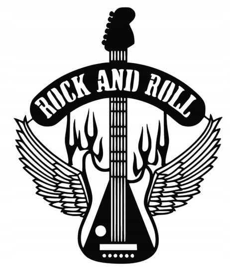 Dekoracja Ścienna Loft Gitara Rock And Roll A143 Inna marka