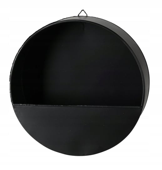 Dekoracja ścienna metalowa czarna 25 cm Koopman