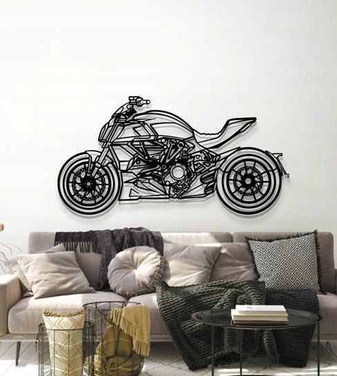 DEKORACJA ścienna Obraz Motocykl DUCATI DIAVEL 1260 S 2022 WrapFactory Dekoracje