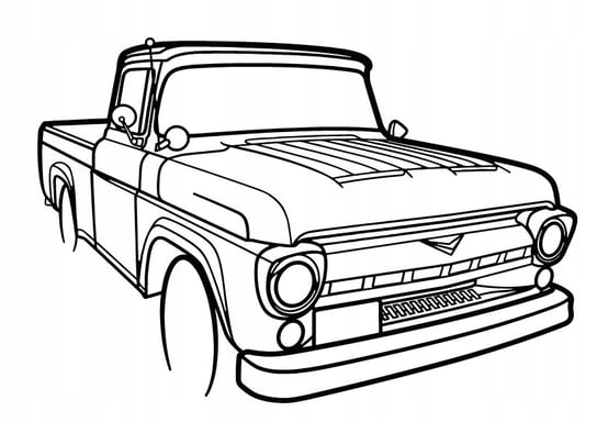 DEKORACJA ścienna Obraz samochód Ford F100 1955 110x74 cm WrapFactory Dekoracje