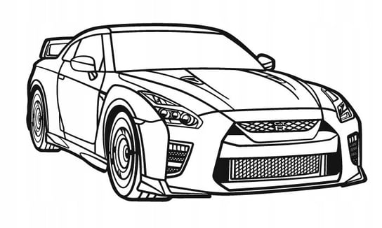 DEKORACJA ścienna Obraz Samochód NISSAN GT-R R35 PERSPECTIVE 2023 135x71 cm WrapFactory Dekoracje