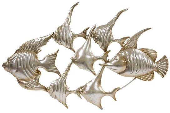 Dekoracja Ścienna Ryby Srebrne Metal Art-Pol