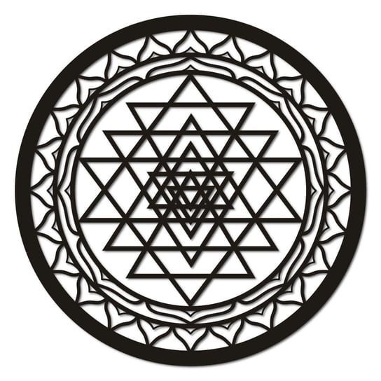 Dekoracja ścienna Sri Yantra ażurowa 30cm 4ever4you