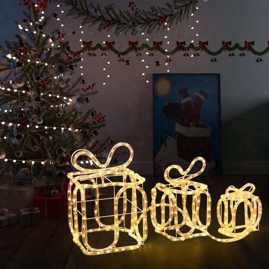 Dekoracja świąteczna, prezenty, 180 LED, do domu i ogrodu vidaXL