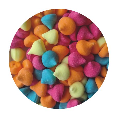 Dekoracje Na Tort Beziki Mini Mix Neonowy 30 G Inna marka
