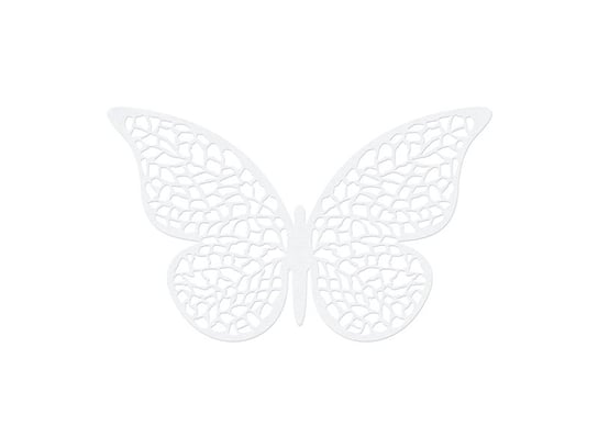 Dekoracje papierowe Motyl, 8 x 5 cm, 10 sztuk PartyDeco