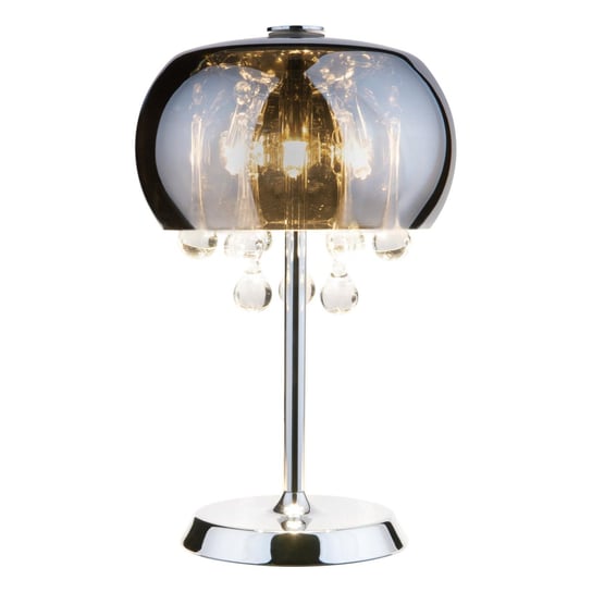 Dekoracyjna LAMPA stołowa MOONLIGHT T0076-03D Maxlight kryształki LAMPKA biurkowa glamour lustrzana chrom MaxLight