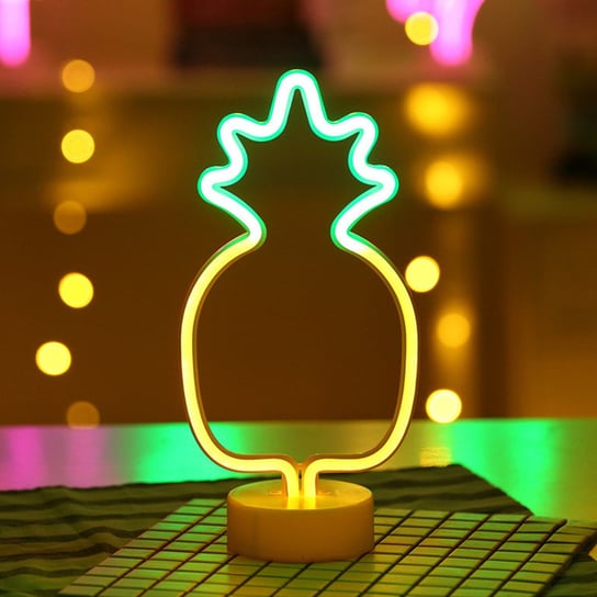 Dekoracyjna lampka neonowa LED- ananas Inna marka