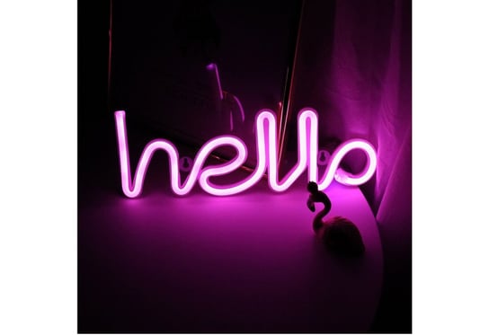 Dekoracyjna lampka neonowa LED- hello 2 Hedo