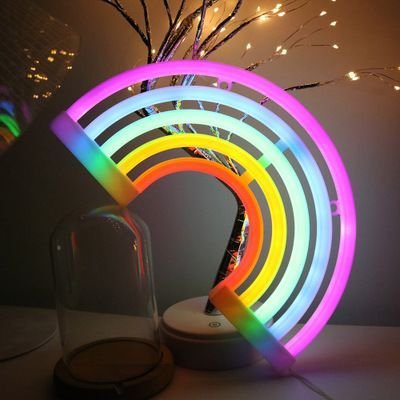Dekoracyjna Lampka Neonowa Led- Tęcza HEDO