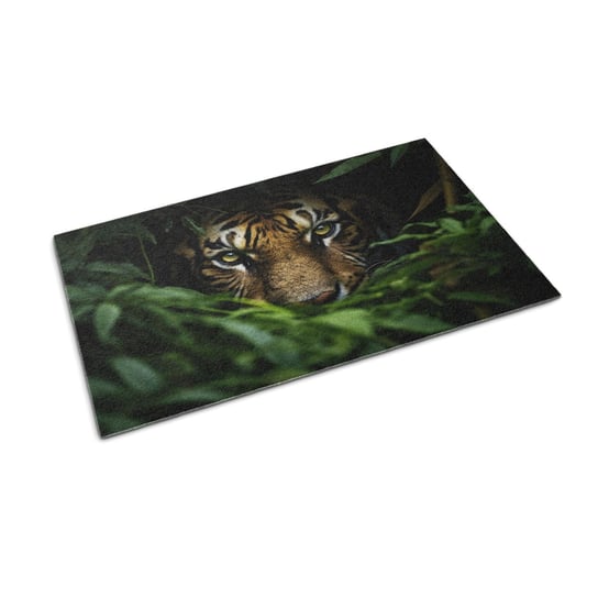 Dekoracyjna mata pod drzwi - 60x40 cm - Tygrys Dżungla Tulup