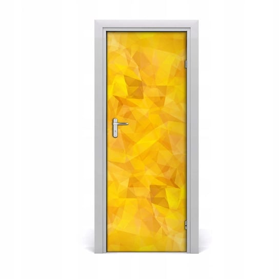 Dekoracyjna okleina maskująca drzwi Abstrakcja trójkąty 75x205 Inna marka