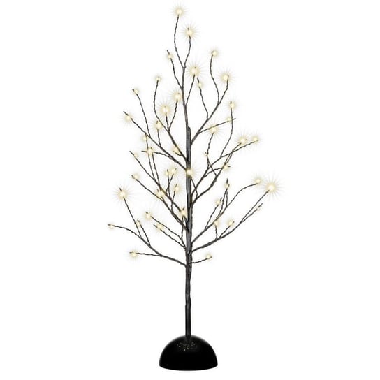Dekoracyjne jasne drzewo LED z 32 diodami LED, 40 cm - czarn Nexos
