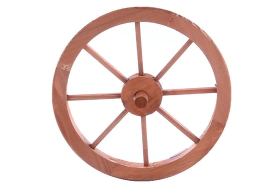 Dekoracyjne koło od wozu, brązowe, 35 cm Garthen