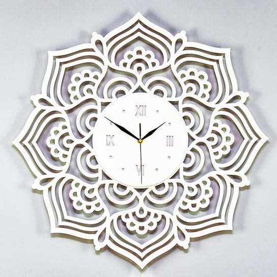 Dekoracyjny, Ażurowy Zegar Ścienny, Mandala, 60 Cm L ( 60 X 60 Cm ) ORNAMENTI