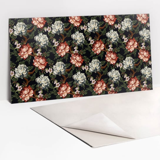 Dekoracyjny Panel PCV 100x50 cm - Kolorowe kwiaty Tulup