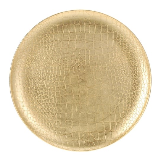 Dekoracyjny talerz złoty 33 cm, 33 cm EH Excellent Houseware