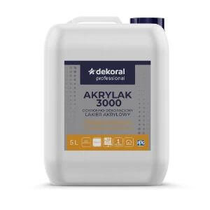 Dekoral Professional Akrylak 3000 Lakier Lamperyjny Półmat 5L Dekoral Inna marka
