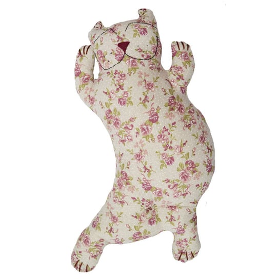 Dekoratywna zabawka (recznej roboty) Poduszka Kot Rosettes textile4home