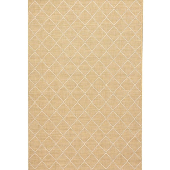 Dekoria, Dywan Lineo honey gold/snow white 160x230cm, 160 x 230 cm Dekoria