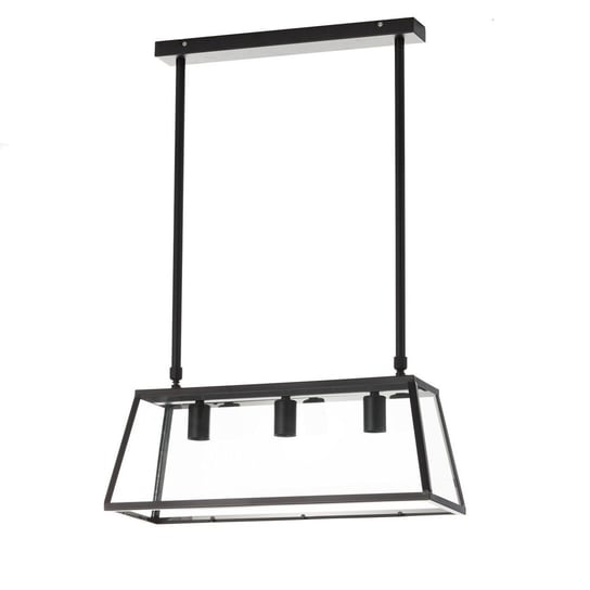 Dekoria, Lampa wisząca Svana, czarna, 63x93x23 cm Dekoria