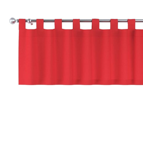 Dekoria, Loneta, lamberkin na szelkach, czerwony, 130×40cm Dekoria