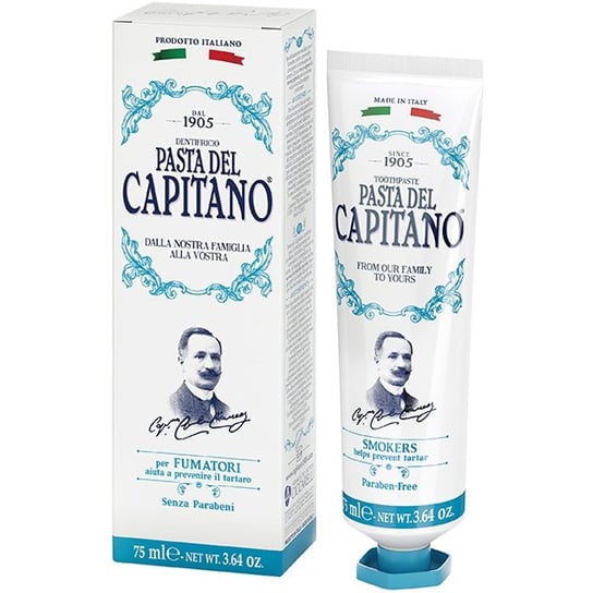 Del Capitano, pasta do zębów dla palaczy, 75 ml Del Capitano
