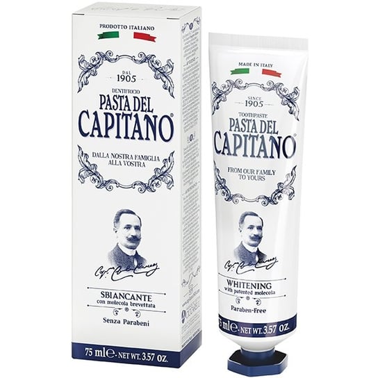 Del Capitano, pasta do zębów wybielająca, 75 ml Del Capitano