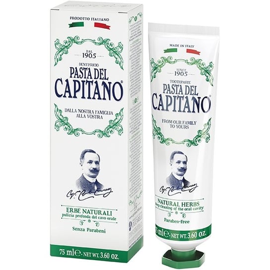 Del Capitano, pasta do zębów ziołowa, 75 ml Del Capitano