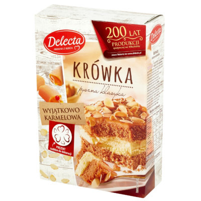 Delecta, Ciasto w proszku, Krówka, 530 g Delecta