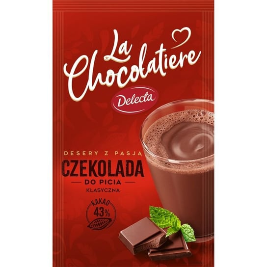 Delecta, czekolada do picia klasyczna, 30 g Delecta