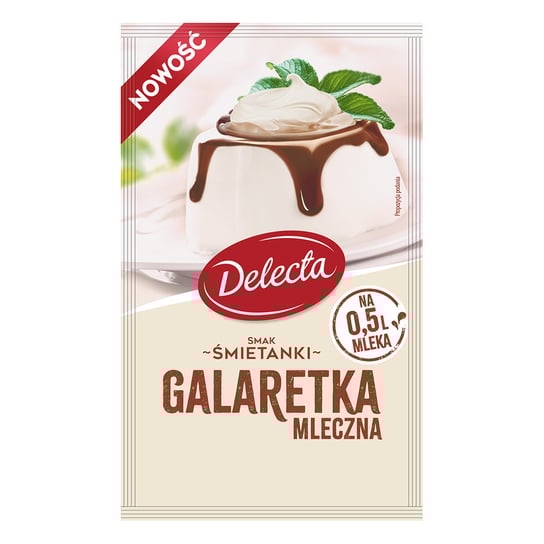 Delecta Galaretka Mleczna Smak Śmietanki 60 G Delecta