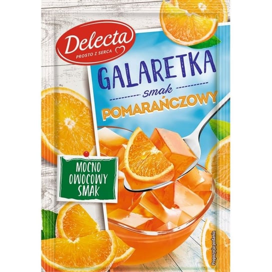 Delecta, galaretka pomarańczowa, 75 g Delecta