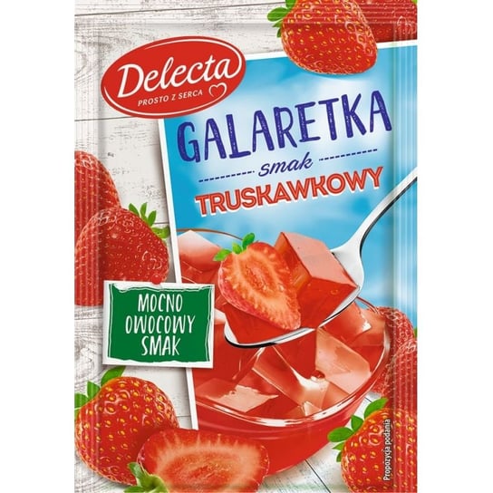 Delecta, galaretka truskawkowa, 70 g Delecta