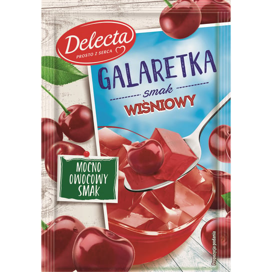 Delecta, galaretka wiśniowa, 70 g Delecta